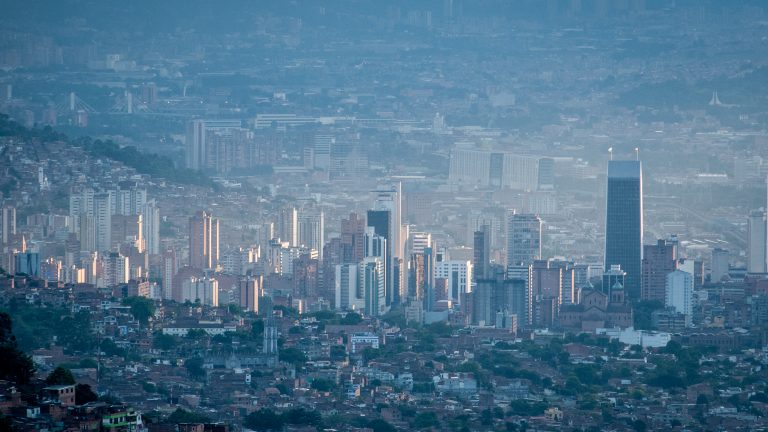 View of Medellín, Colombia.