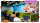 A graphic treatment with a rectangular photo bubble and small icons of stars, fire, lighting, and e-commerce themed word bubbles. Within the photo bubble is a picture showing a row of small desk spaces with people working in an office environment. Printed on the wall in the background is a picture of people's thumbs and text that reads 