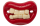 A set of wonky plastic teeth with bright red lips. It is grimacing.